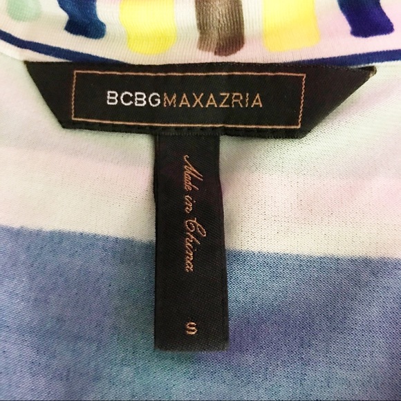 BCBGMaxazria Multicolor Abstract Print Top - Picture 5 of 12